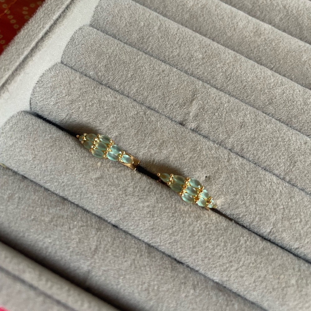 Turquoise Hoop Earrings